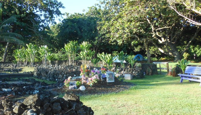 Cemetery at Waianapanapa State Par