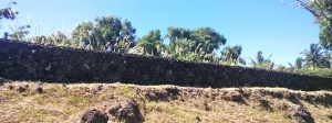 Beautiful Hawaiian walls that can go on for miles. that is still used today.